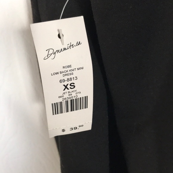 Sexy low back black mini dress - Picture 6 of 6